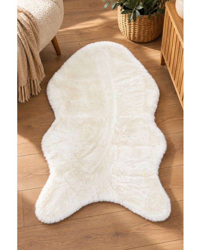 Tappeto effetto rabbit fur con antiscivolo Jimmy 60x90cm