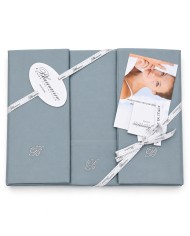 Completo lenzuola matrimoniale 100% raso cotone Blumarine Samira