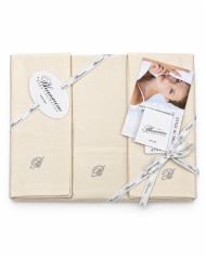 Completo lenzuola matrimoniale 100% raso cotone Blumarine Samira