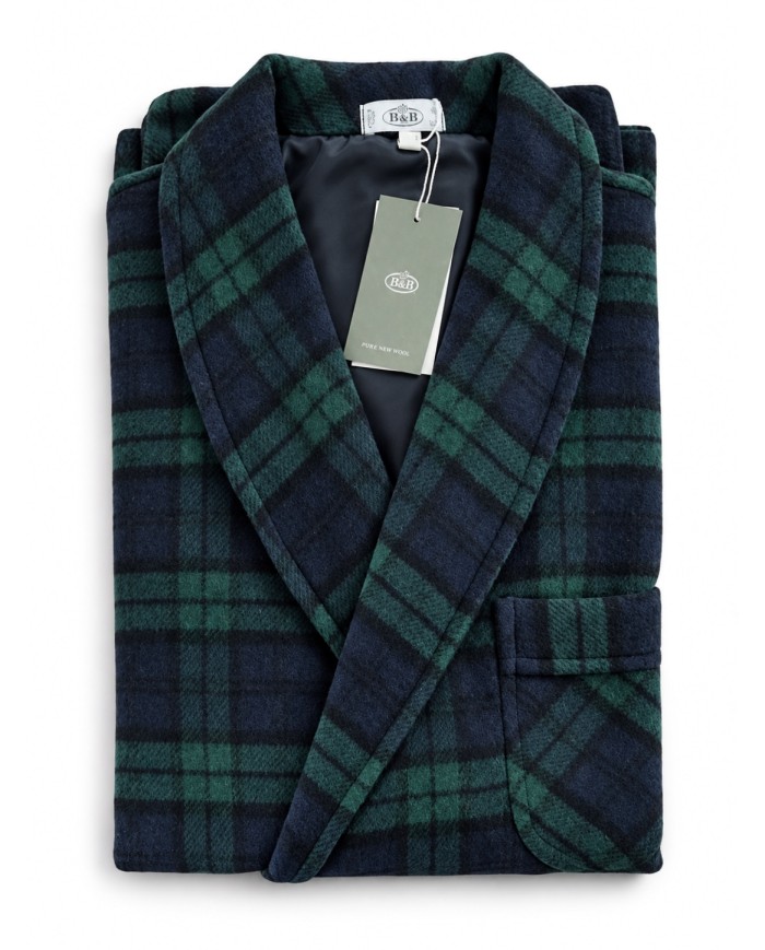 Giacca da Camera in Misto Lana Tartan Made in Italy - art. Scozia