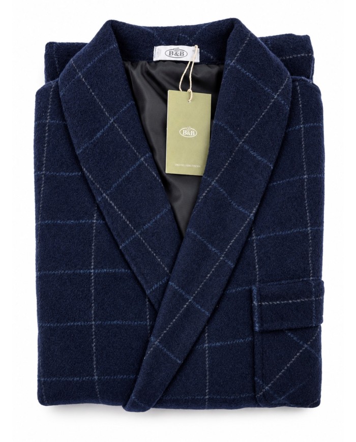 Giacca da Camera in Misto Lana Tartan Made in Italy - art. Scozia