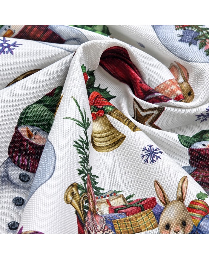 Set 3 strofinacci 100% cotone Natale Neith Christmas dis. 1