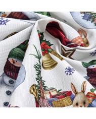 Set 3 strofinacci 100% cotone Natale Neith Christmas dis. 1