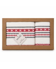 Set asciugamani di Natale viso+ospite Neith Christmas dis. 1