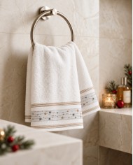 Set asciugamani di Natale viso+ospite Neith Christmas dis. 1