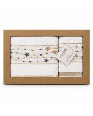 Set asciugamani di Natale viso+ospite Neith Christmas dis. 2