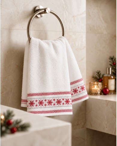 Set asciugamani di Natale viso+ospite Neith Christmas dis. 4