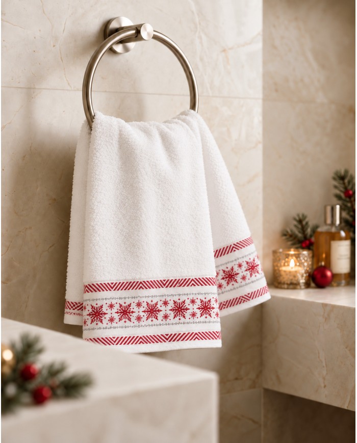 Set asciugamani di Natale viso+ospite Neith Christmas dis. 4