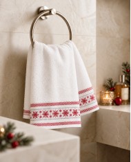 Set asciugamani di Natale viso+ospite Neith Christmas dis. 3