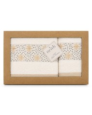 Set asciugamani di Natale viso+ospite Neith Christmas dis. 5
