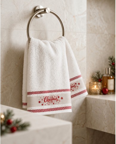 Set asciugamani di Natale viso+ospite Neith Christmas dis. 6