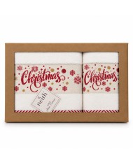 Set asciugamani di Natale viso+ospite Neith Christmas dis. 6