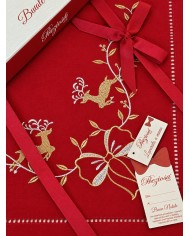 Runner ricamato di Natale Cadeaux 5