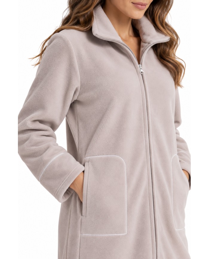 Vestaglia Donna invenale con zip Samplice Vanità di Fida Lingerie - MADE IN ITALY art. 2754