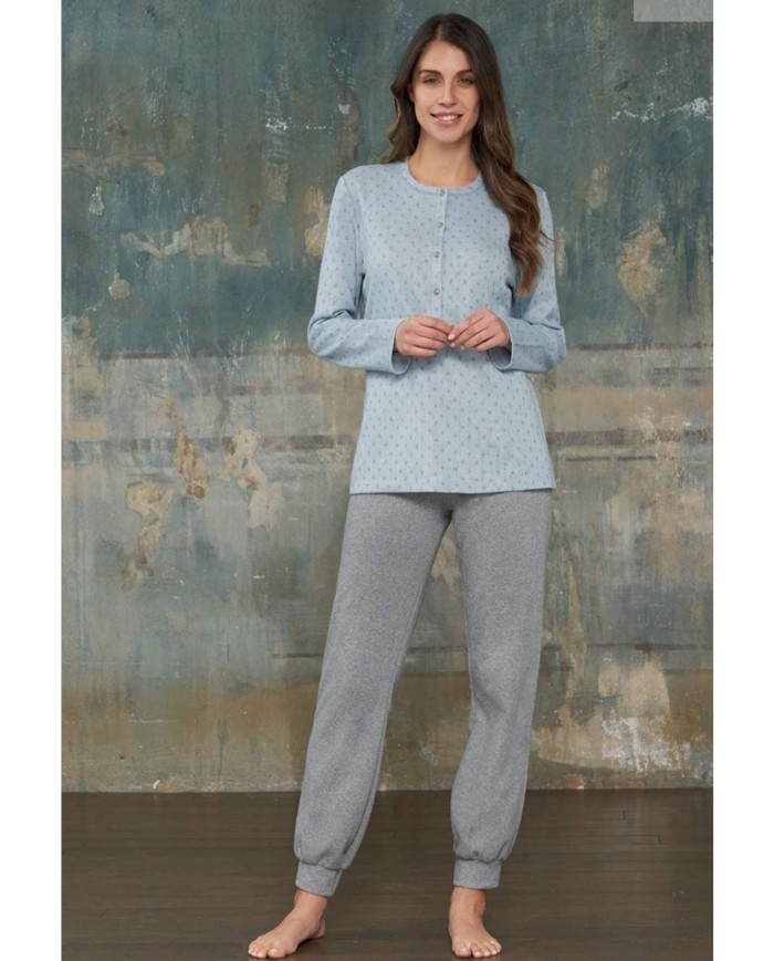 Pigiama Donna punto milano Linclalor art 77778