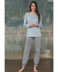 Pigiama Donna punto milano Linclalor art 77778