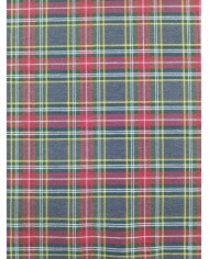Tessuto Tartan scozzese al metro altezza 330cm Blu