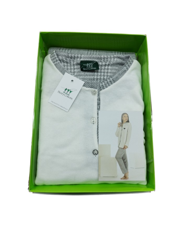 Pigiama invernale donna punto milano Henry Cotton's