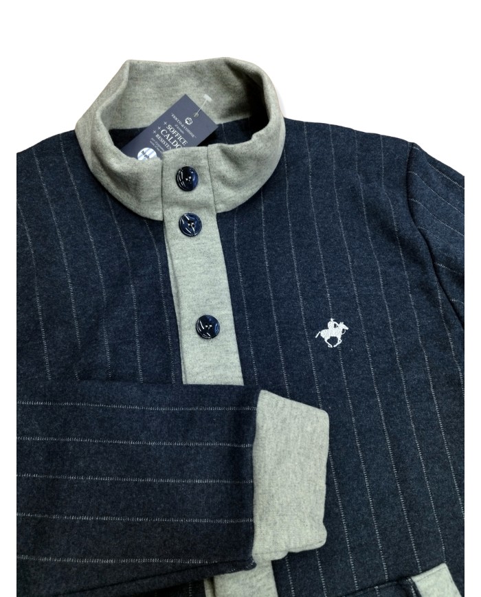 Giacca da camera uomo Bip Bip con bottoni e tasche 6797