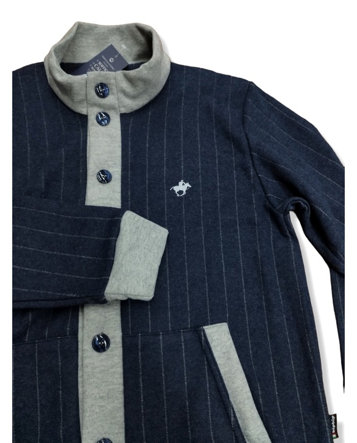 Giacca da camera uomo Bip Bip con bottoni e tasche 6797