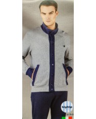 Giacca da camera uomo Bip Bip con bottoni e tasche 6797