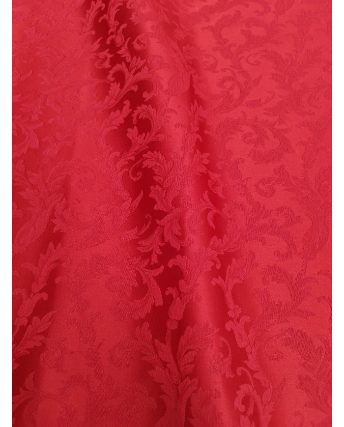Tessuto RASO JACQUARD Rosso altezza 335