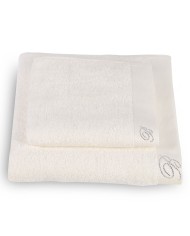 Set asciugamano spugna viso + ospite Benessere Blumarine