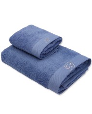 Set asciugamano spugna viso + ospite Benessere Blumarine
