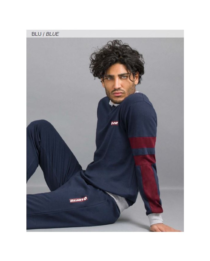 Pigiama Uomo Lotto caldo cotone 2074