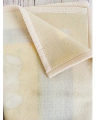 Coperta in lana per culla Happidea Ermellino