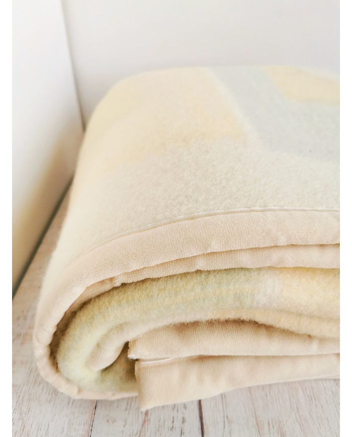 Coperta in lana per culla Happidea Ermellino