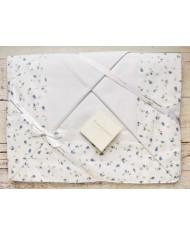 Completo lenzuola matrimoniali in puro cotone Maestri Cotonieri primavera bocciolo