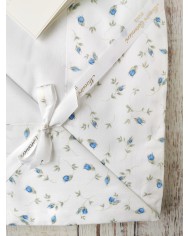 Completo lenzuola matrimoniali in puro cotone Maestri Cotonieri primavera bocciolo