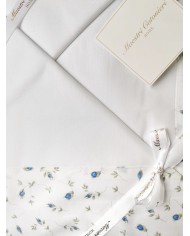 Completo lenzuola matrimoniali in puro cotone Maestri Cotonieri primavera bocciolo