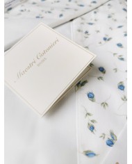 Completo lenzuola matrimoniali in puro cotone Maestri Cotonieri primavera bocciolo