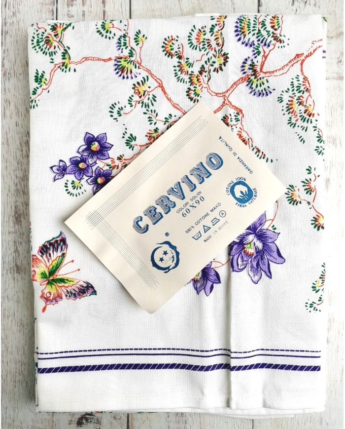 Set di 6 strofinacci Cervinio in puro cotone makò 60x90