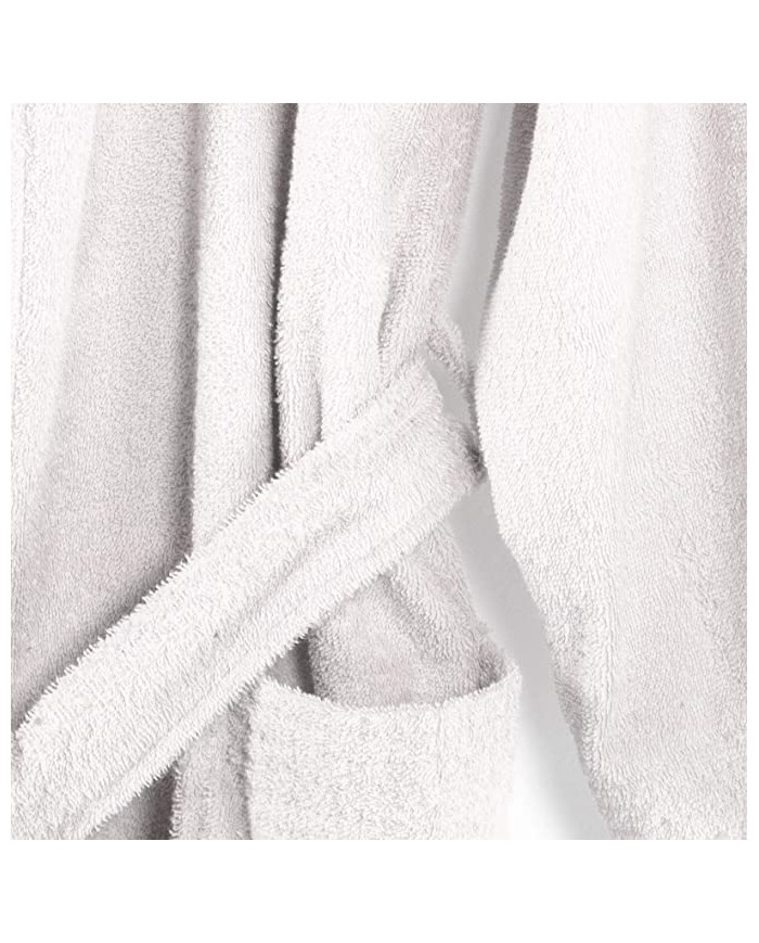 Accappatoio con cappuccio spugna 100% cotone Caleffi Minorca