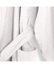 Accappatoio con cappuccio spugna 100% cotone Caleffi Minorca