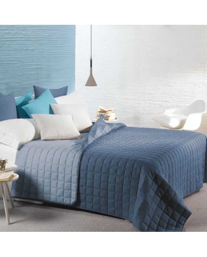 Copriletto trapuntato matrimoniale Caleffi Modern doubleface