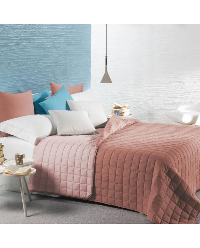 Copriletto trapuntato matrimoniale Caleffi Modern doubleface