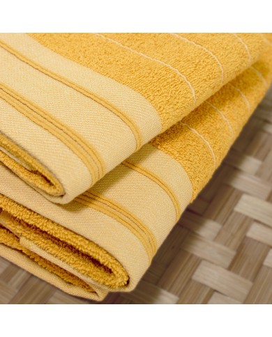 Set di 3+3 asciugamani Class viso+ospite in scatola Maestri Cotonieri