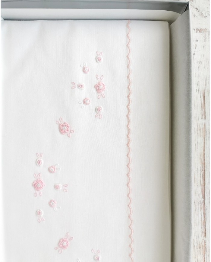 Lenzuolo Con Angoli Per Passeggino Silver Cross Kensington, Cotone 100%, 77x36 Cm, Bianco, Prodotto Nel Regno Unito