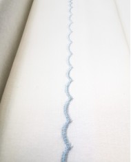 Completo lenzuola culla passeggino ricamato a mano Elite pour le Bebè 45172