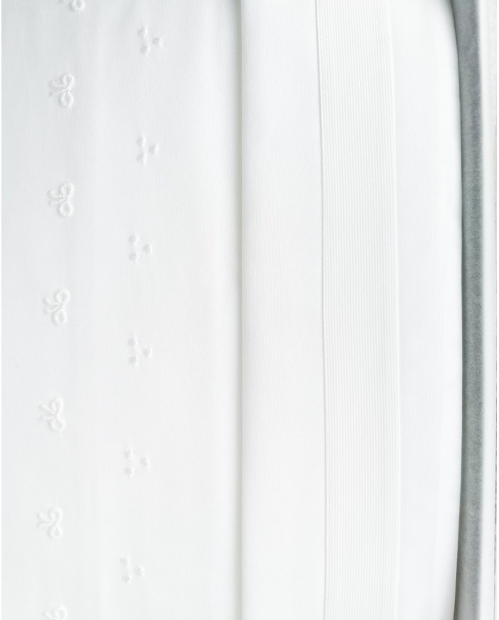 Completo lenzuola culla lettino ricamato a mano Elite pour le Bebè