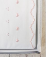 Completo lenzuola culla lettino ricamato a mano Elite pour le Bebè