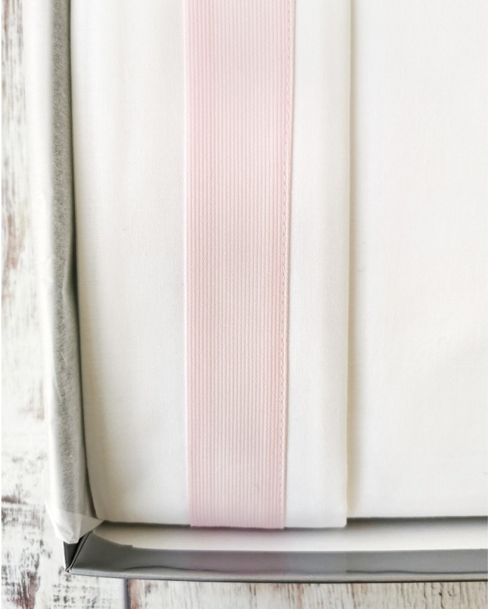 Completo lenzuola culla lettino ricamato a mano Elite pour le Bebè