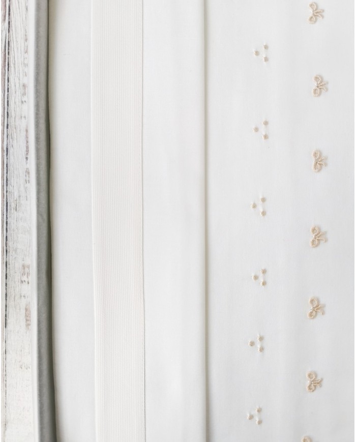 Completo lenzuola culla lettino ricamato a mano Elite pour le Bebè