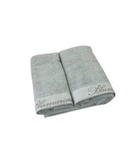 Coppia di asciugamani spugna viso + ospite Spa Blumarine