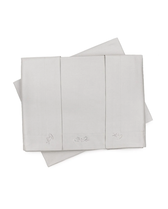 Completo Lenzuola matrimoniale in raso di puro cotone Liu Jo