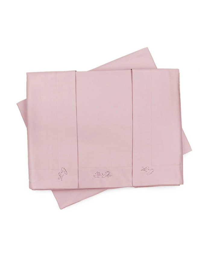 Completo Lenzuola matrimoniale in raso di puro cotone Liu Jo